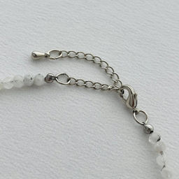 Бусы из Лунного камня огранка