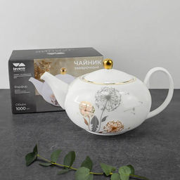 Чайник завар. 1000 мл Lavenir "Одуванчик" 222-110 фарфор арт. 00113499