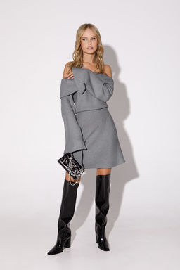 Платье Pirs 5047-Р серый  фото 3