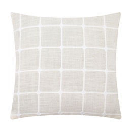 Наволочка декоративная Этель Квадраты цвет молочный,45х45 см полиэстер