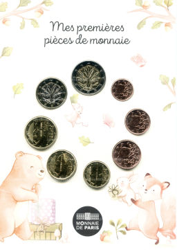 Годовой монет евро 2025 года Франция (в подарочном блистере)