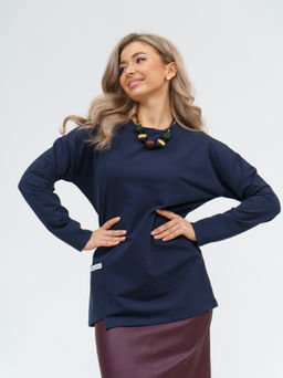 787 Туника "Серо-синий"