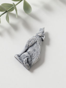 Магнит "Волк воет" (барельеф), 6см