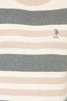 Мужской серый меланжевый свитер Неожиданная скидка в корзине - U.s. polo assn фото 6