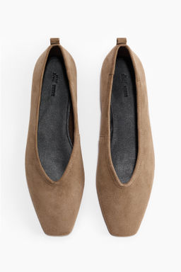 Leather ballet flats - H&m фото 2