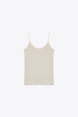 STRIPED RUSTIC T-SHIRT - Zara фото 15