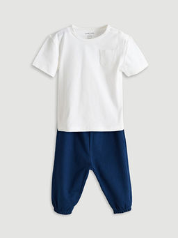 Erkek Bebek Ti??rt ve E?ofman Alt 2li