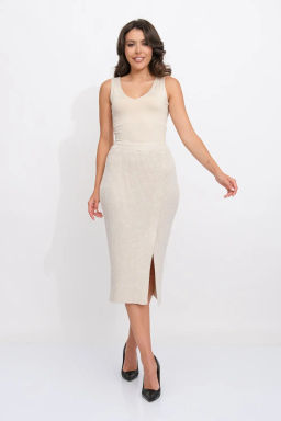 ЗЛАТА Юбка И 002/бежевый