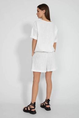 Льняные шорты 4074 - Kivviwear фото 5