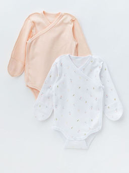 Комплект 2 предмета боди, бел/персик - Lesi kids фото 29