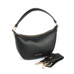 Сумка женская искусственная кожа DJ-СМ 7186-BLACK, 1отд, плечевой ремень, черный SALE 263860