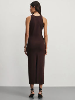 Трикотажное облегающее платье из вискозы / Zarina  фото 5