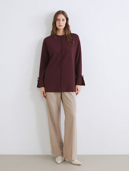 Bisiklet Yaka Oversize Kad?n Tunik