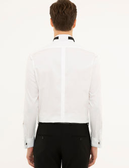 Beyaz Slim Fit Smokin G_mlek