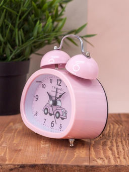 Часы-будильник "Transport", pink