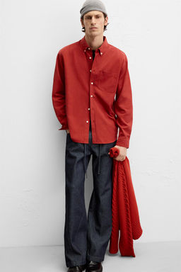 LYOCELL - COTTON SHIRT - Zara фото 5