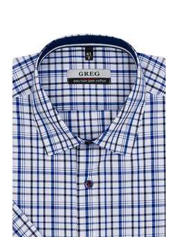 Сорочка мужская короткий рукав GREG 235/201/8951/1p  фото 2