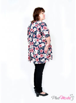 Туника Модель №4 размеры 52-66 - Plusmoda фото 5