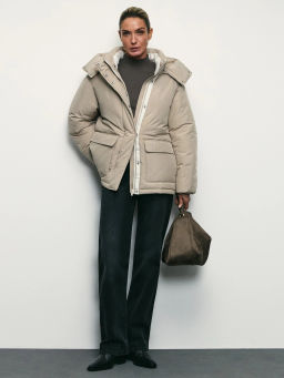 Куртка стеганая со съемным капюшоном / Zarina  фото 2