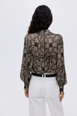 Stand-collar blouse - H&m фото 7