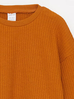 Bisiklet Yaka Bask?l? Erkek Bebek Sweatshirt ve Pantolon 2li Tak?m - Waikiki фото 3