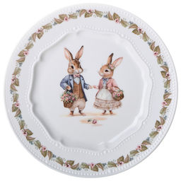 ТАРЕЛКА ЗАКУСОЧНАЯ LEFARD RABBITS FAMILY 20,5 СМ