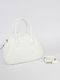 Сумка женская искусственная кожа DJ-CM 6966-WHITE, 1отд, плечевой ремень, белый SALE 261518 - Adelia фото 6