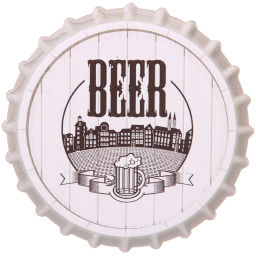 Цена за 3 шт. Подставка керамическая 10,8 см "Открывашка" BEER.