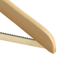 VAL 16613S6 Набор вешалок дерев, 6 шт., прямых, с нескол. переклад., 44.5*23*1.2 см, натур. цвет, шт