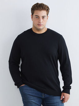 Bisiklet Yaka Erkek Triko Kazak