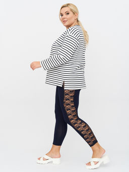 Леггинсы с гипюром LL13139DBL05 - Артесса фото 2