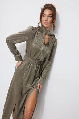 Платье LYUSHe 4248 оливка фото 5