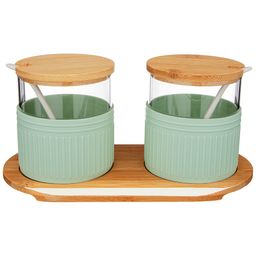 НАБОР ИЗ 2-Х ЕМКОСТЕЙ ДЛЯ ПИЩЕВЫХ ПРОДУКТОВ 22*11*11 СМ