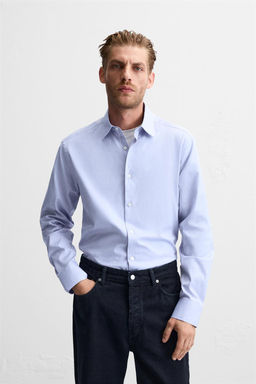 TEXTURED REGULAR FIT SHIRT - Zara фото 13