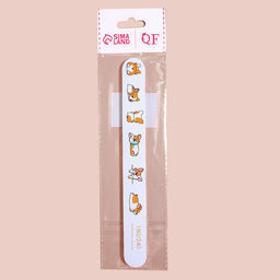 Цена за 2 шт. Пилка для ногтей Корги, прямая, 180/240 грит, 18 см - Qf фото 5