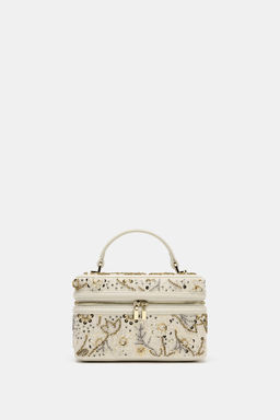 BOLSO R?GIDO BRILLOS / Crudo