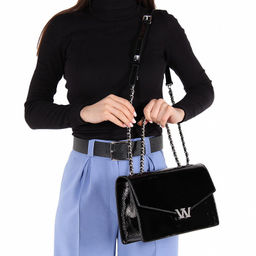 Сумка 945TH black Polina&Eiterou