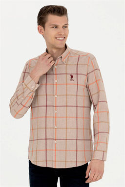 Мужская рубашка с длинным рукавом Stone - U.s. polo assn фото 8