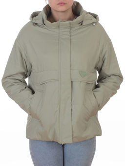 7060 LT. GREEN (OLIVE) Куртка демисезонная женская (100 гр. холлофайбер) - Fashion фото 3