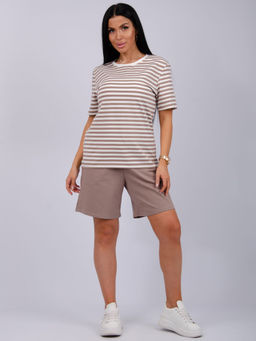 Костюм "Океан" бежевый, трикотаж