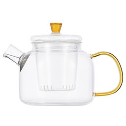 51893 WERNER Чайник заварочный ALLEGRO 700 мл. Материал: боросиликатное стекло. Цвет: желтый.