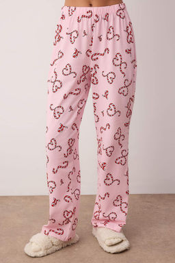 Pembe %100 Pamuklu Kalpli Y?lbas? Desenli Gomlek Yaka Orme Pijama Tak?m? THMAW26PT00064 - Trendyolmilla фото 9
