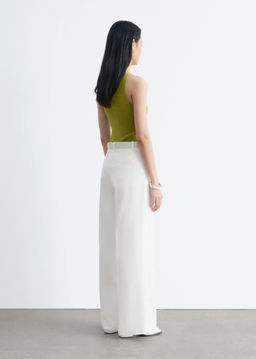 Pantalones de algod?n con pliegues marcados - H&m фото 4