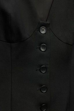 SHORT SCALLOPED WAISTCOAT - Zara фото 6