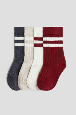 Pack de 4 calcetines en punto de canal?
