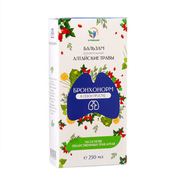 Бальзам Алтайские Травы БронхоНорм при простуде, 250 мл стекло - Vitamuno фото 3