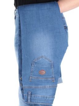 L0132 BLUE Джинсы зауженные женские Vickys Love - Фабричный китай фото 10