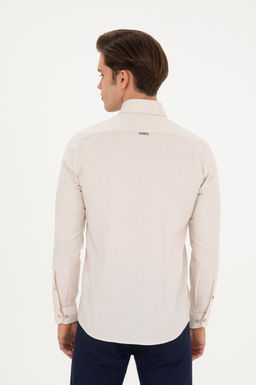 Мужская базовая рубашка с длинным рукавом Stone - U.s. polo assn фото 12