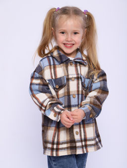 РБ012 Рубашка "Бавария" 3 (голубой; коричневый)