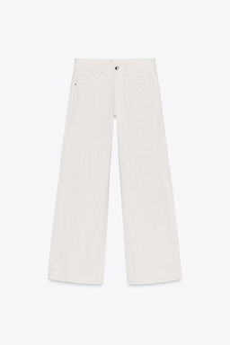 ZW COLLECTION WIDE-LEG LOW-RISE JEANS - Zara фото 3